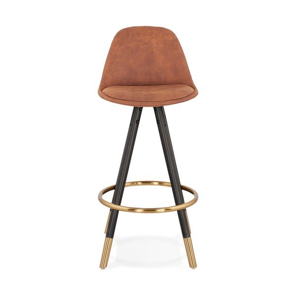 Hnědá barová židle Kokoon Bruce Mini, výška sedáku 65 cm-image-1