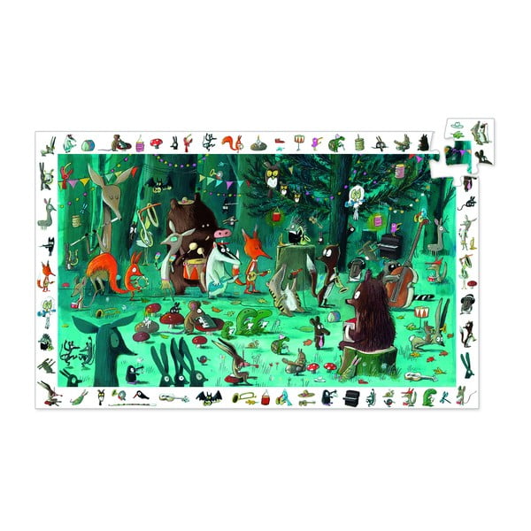 Dětské puzzle Djeco Observation Lesní Orchestr-image-1