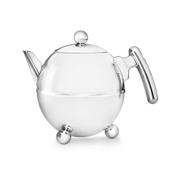 Konvice na čaj z nerezové oceli ve stříbrné barvě 1,5 l Bella Ronde – Bredemeijer