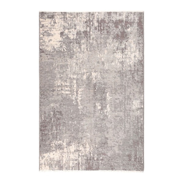 Oboustranný šedo-béžový koberec Vitaus Dinah, 77 x 200 cm