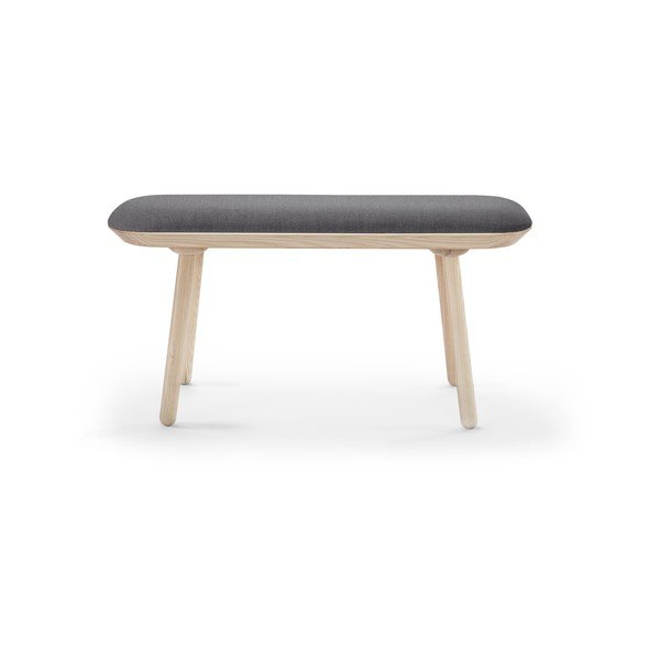 Šedá lavice EMKO Naïve, 100 cm-image-2