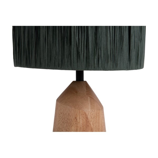 Černá stolní lampa se stínidlem z papírového výpletu (výška 35,5 cm)  Sheer Trapeze – Leitmotiv-image-3