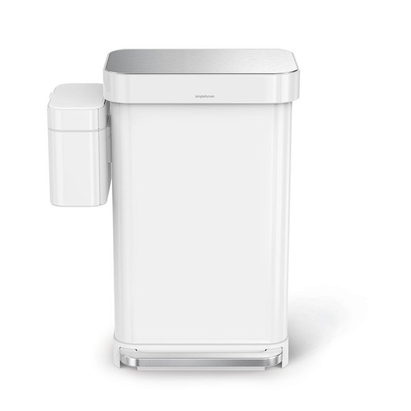 Bílá nádoba na kompostovatelný odpad 4 l – simplehuman-image-4