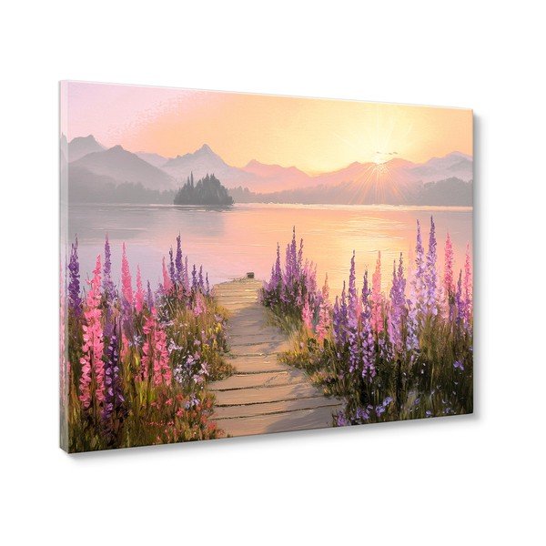 Obraz 113x85 cm Lupine Shore – Styler-image-4