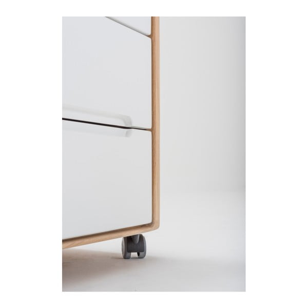 Zásuvkový díl s konstrukcí z masivního dubového dřeva Gazzda Ena-image-2