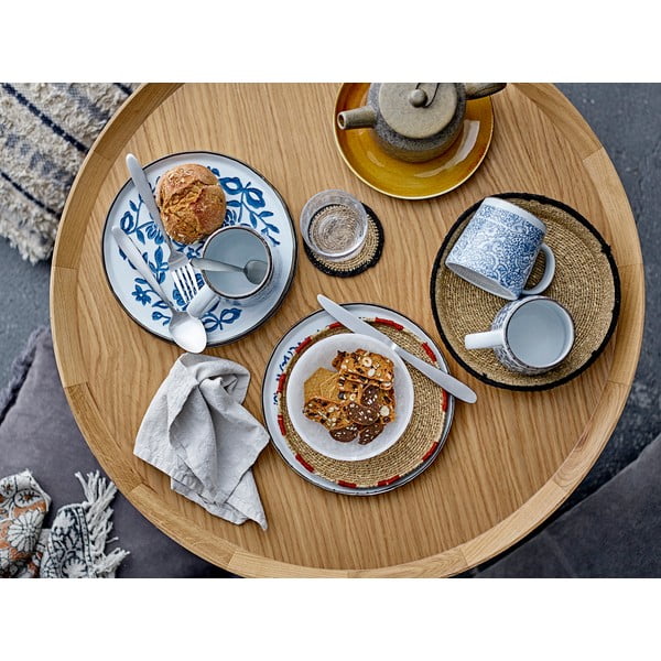 Kulatý konferenční stolek v dekoru dubu v přírodní barvě ø 74 cm Luana – Bloomingville-image-2