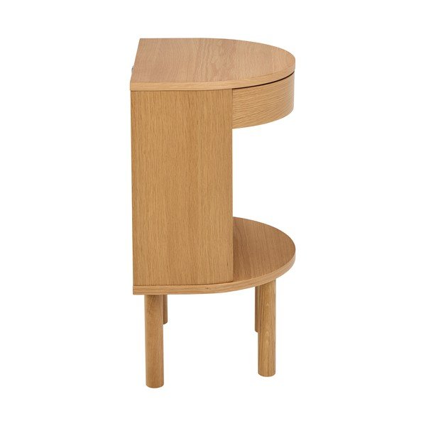 Noční stolek v dekoru dubu ve světle přírodní barvě Paron – Actona-image-4