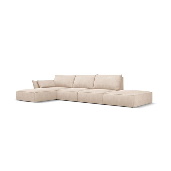 Béžová rohová pohovka (levý roh) Vanda – Mazzini Sofas-image-2