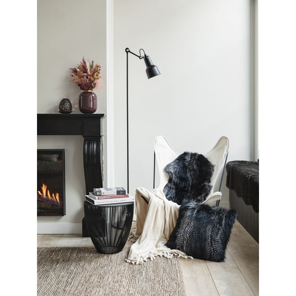 Černá umělá kožešina Tiseco Home Studio Fox, 50 x 80 cm-image-1