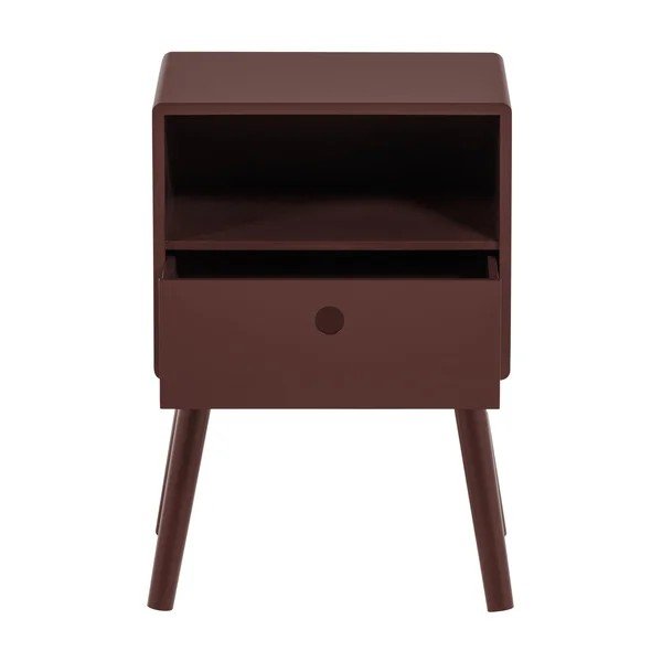 Vínový noční stolek z MDF Ozzy – WOOOD-image-4