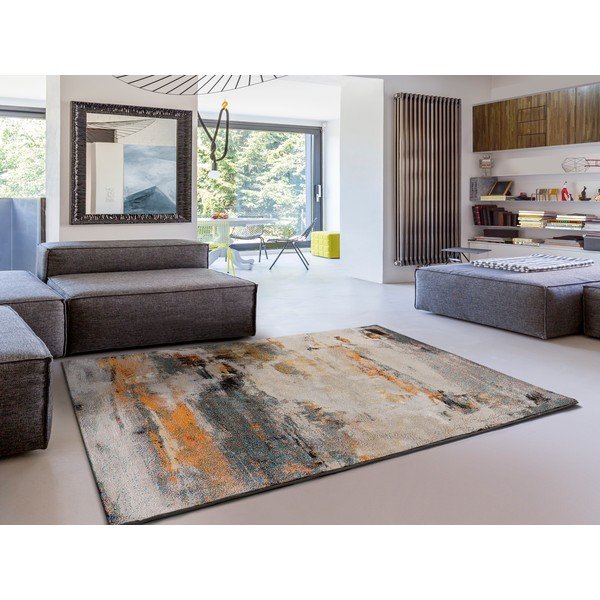 Okrově žluto-šedý koberec 80x150 cm Eider – Universal-image-1