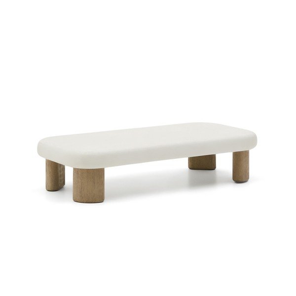 Zahradní konferenční stolek s betonovou deskou 70x140 cm Labra – Kave Home
