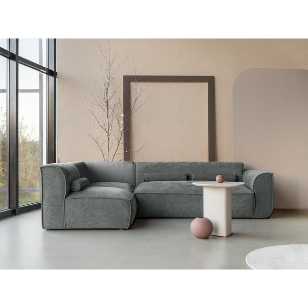 Světle zelená rohová pohovka (levý roh) Flex Felix – Miuform-image-1