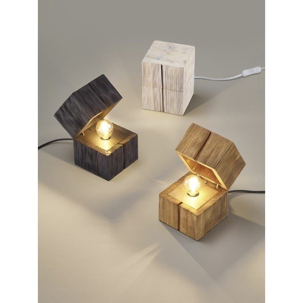 Černá stolní lampa (výška 16 cm) Treasure – Trio-image-1