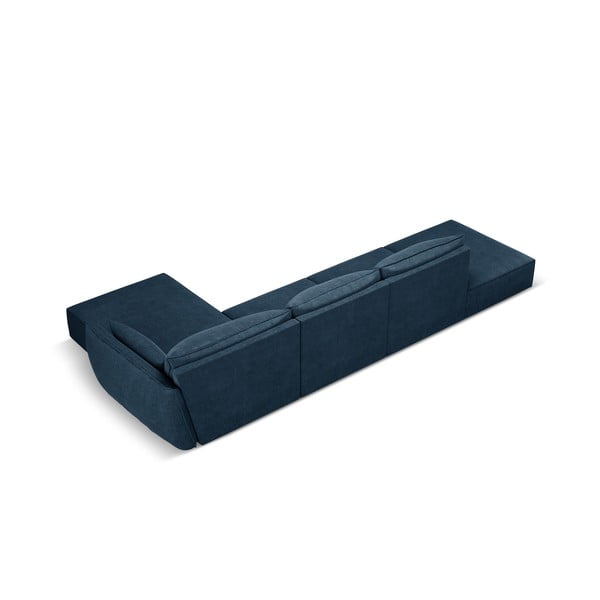 Tmavě modrá rohová pohovka (pravý roh) Vanda – Mazzini Sofas-image-3