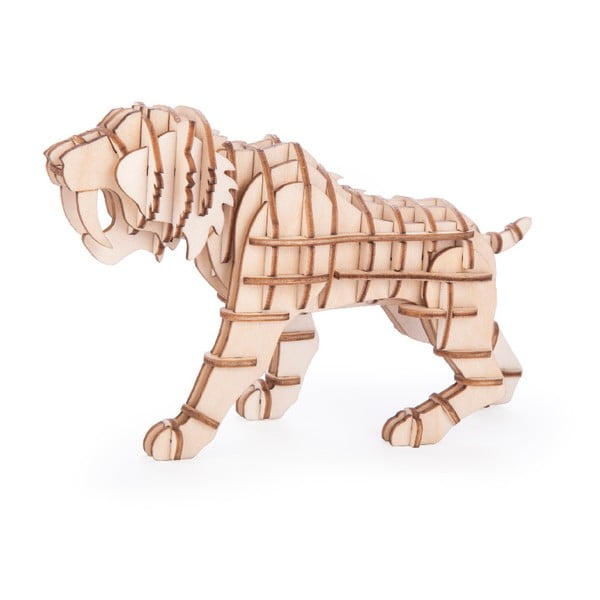 3D puzzle z balzového dřeva Kikkerland Tiger