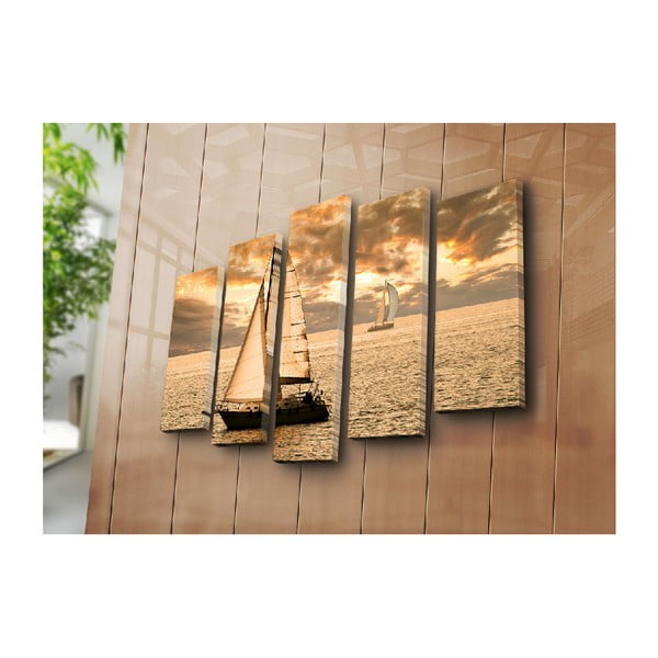 Vícedílný obraz Boat, 105 x 70 cm-image-2