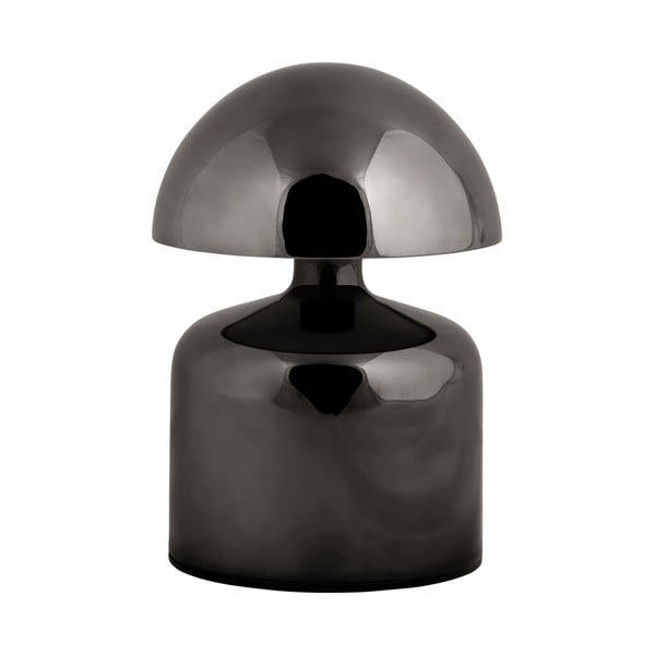 Černá LED stolní lampa s kovovým stínidlem (výška 14 cm) Impetu – Leitmotiv