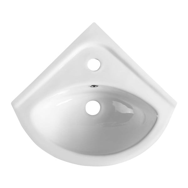 Bílé keramické umývátko 34x34 cm Luigi – Sapho-image-2