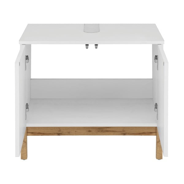 Bílá skříňka pod umyvadlo 56x35 cm Mirza – Støraa-image-2