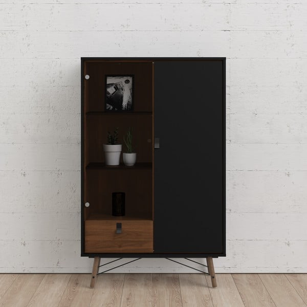 Černá vitrína Tvilum Ry-image-1