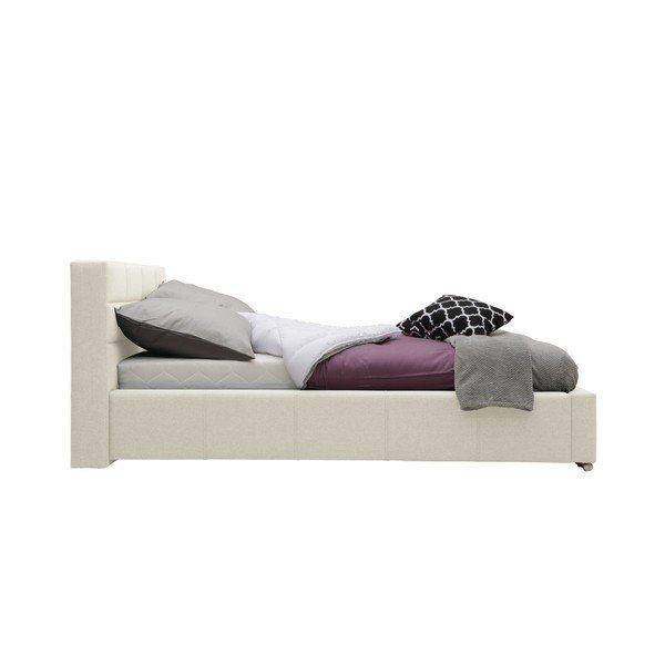 Béžová dvoulůžková postel Mazzini Beds Reve, 160 x 200 cm-image-4