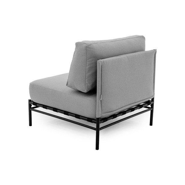 Světle šedý modul zahradní pohovky (středový díl) Dandy – Sit Sit-image-4