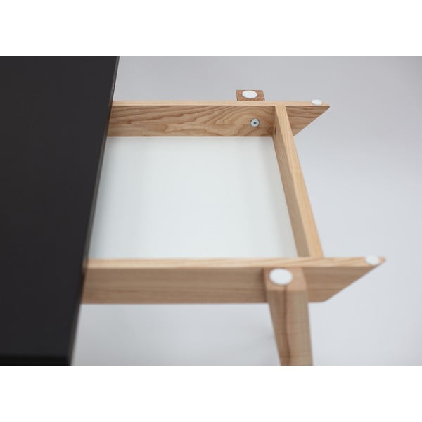 Rozkládací jídelní stůl se zelenou deskou 65x90 cm Envelope – Ragaba-image-4