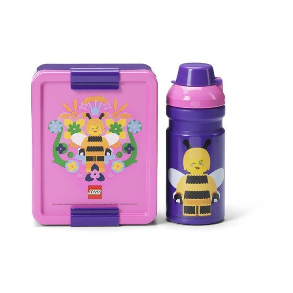 Dětský svačinový box s lahví Bee – LEGO®