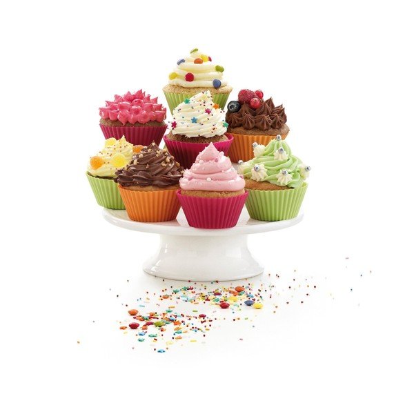 Silikonové formy na muffiny v sadě 12 ks ø 7 cm – Lékué-image-3