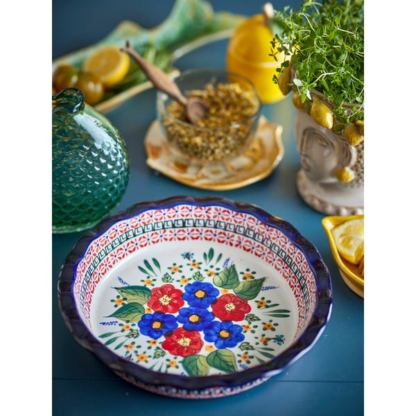 Servírovací talíř z kameniny ø 26,5 cm Florist – Bloomingville-image-1