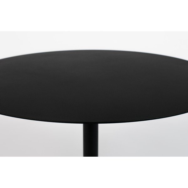Černý kovový kulatý konferenční stolek ø 60 cm Snow – Zuiver-image-2