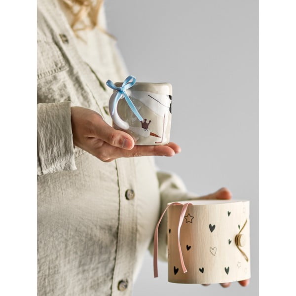 Béžový keramický dětský hrnek 225 ml Bambino – Bloomingville Mini-image-1