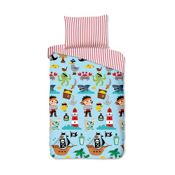 Bavlněné dětské povlečení na jednolůžko 140x200 cm Caribbean – Good Morning