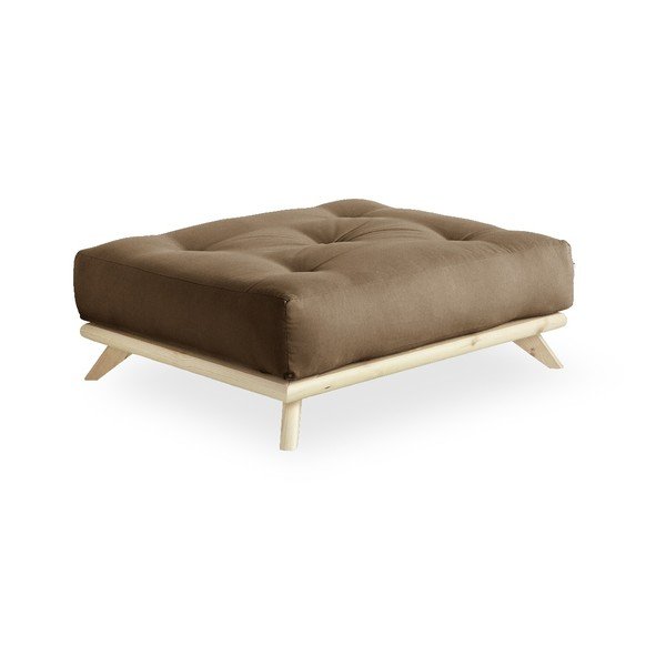 Podnožka Karup Design Senza Natural Clear/Mocca