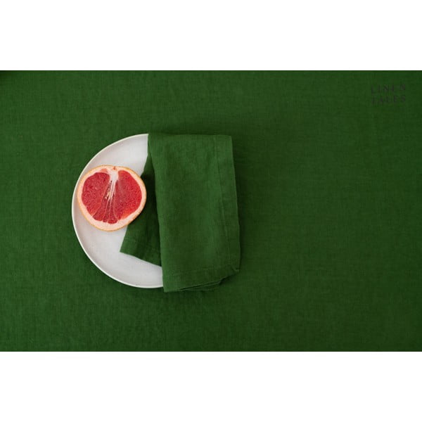 Lněná utěrka 45x65 cm True Green – Linen Tales-image-1
