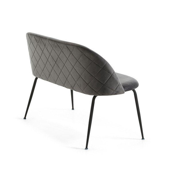 Šedá lavice Kave Home Mystere-image-3