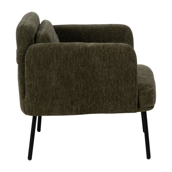 Zelené žinylkové křeslo Bind – Ixia-image-3