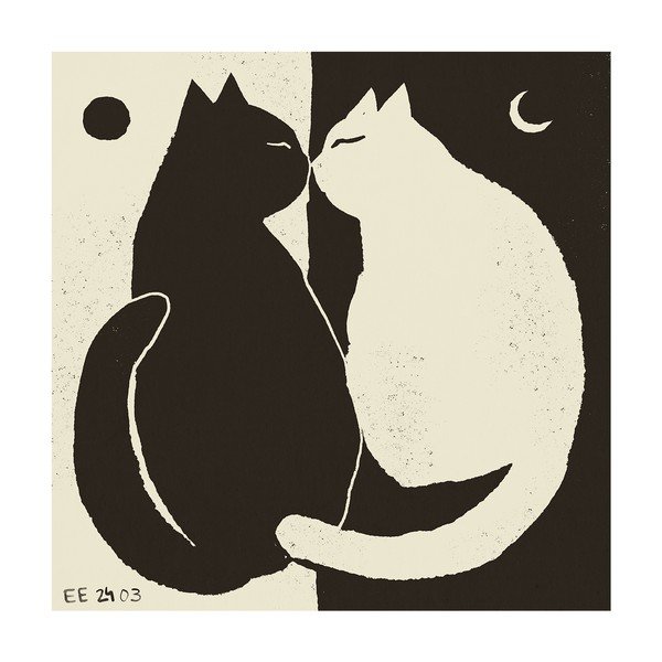 Plakát 50x50 cm You and Me – Enikő Katalin Eged – The Poster Club