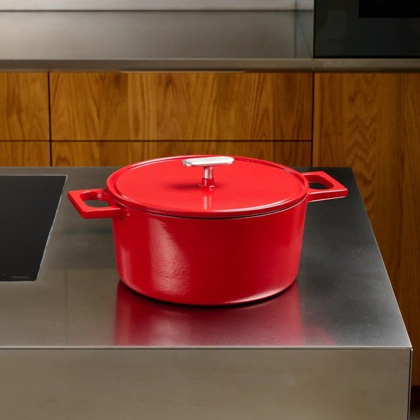 Litinový kastrol s pokličkou na indukci 5,5 l Mattia 3.0 – FABINI-image-1