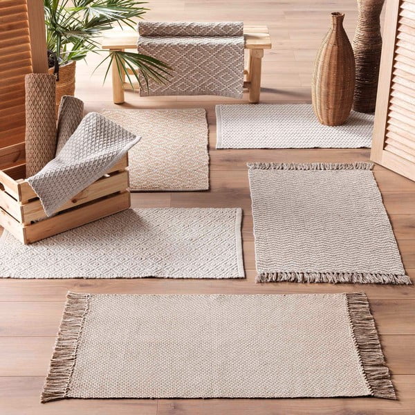 Béžový pratelný koberec 50x80 cm Lazaro – douceur d'intérieur-image-2