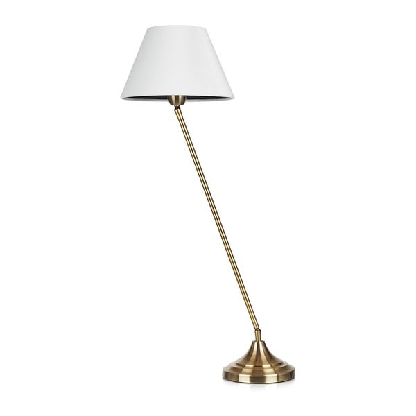 Stolní lampa v bílo-zlaté barvě Markslöjd Garda