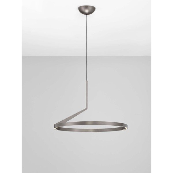 Hliníkové LED stmívatelné závěsné svítidlo ve stříbrné barvě ø 60 cm Tilia – Nova Luce-image-3