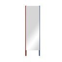 Stojací zrcadlo s dřevěným rámem 49x166 cm Lun – noo.ma