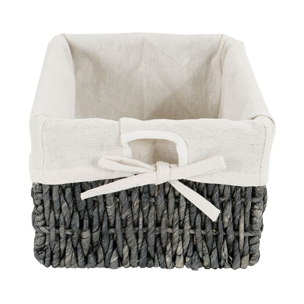 Komoda s košíky a dvěma zásuvkami Shabby, šedá-image-3