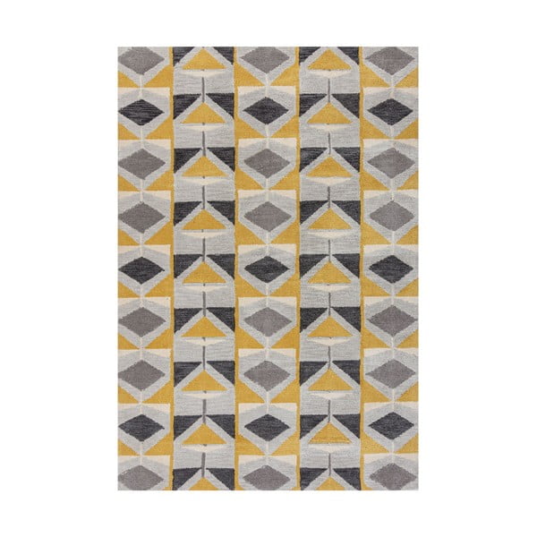 Šedo-žlutý koberec Flair Rugs Kodiac, 160 x 230 cm