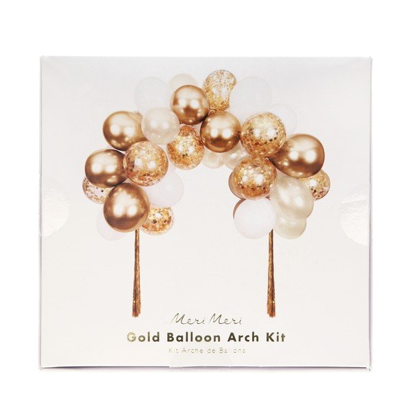 Párty doplňky v sadě 40 ks Gold Balloon Arch – Meri Meri-image-1