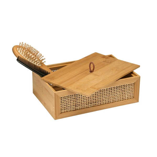 Bambusový koupelnový organizér Wenko Allegre, 22 x 7 cm-image-3