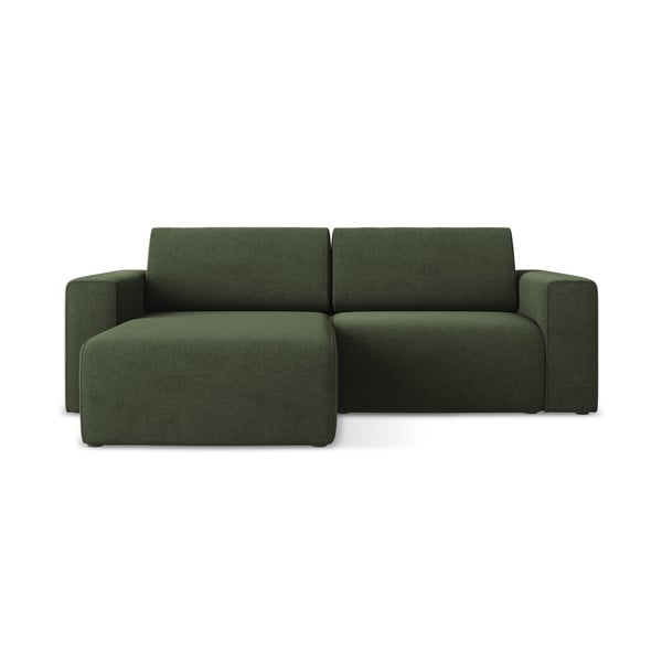 Zelená rohová pohovka (levý roh) Kalea – Makamii