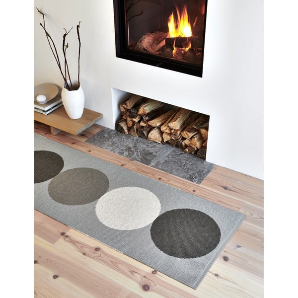 Šedo-krémový vnitřní a venkovní běhoun 70x280 cm Otto Clay – Pappelina-image-1